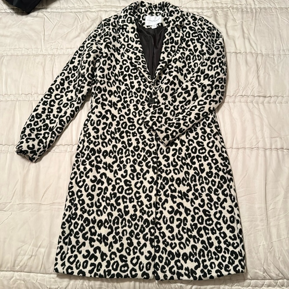 Leopard print coat